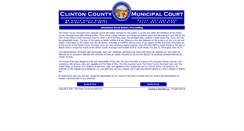 Desktop Screenshot of clintonmunicourt.org